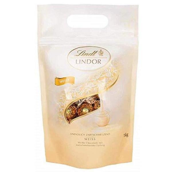 Lindt 瑞士莲 Lindor系列 白巧克力球80颗（共1000g）史低132元