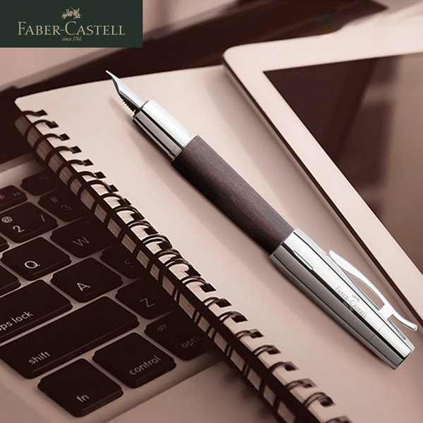 Faber-Castell 辉柏嘉 设计尚品系列镀铬梨木钢笔 148220 M尖新低477元（天猫1469元）