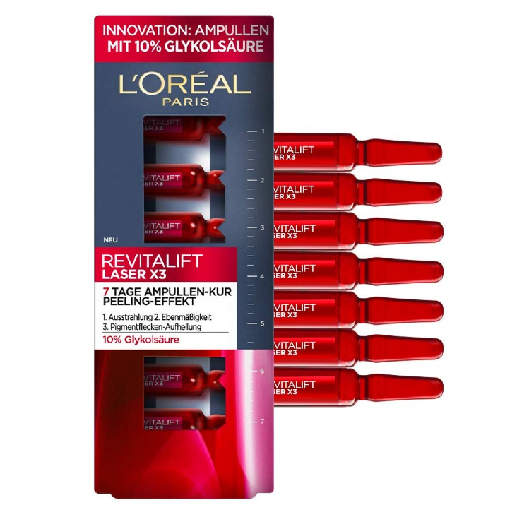 <span>白菜！</span>L'Oréal 欧莱雅 Revitalift Laserx3 复颜光学紧致嫩肤安瓶 7支装新低44.81元