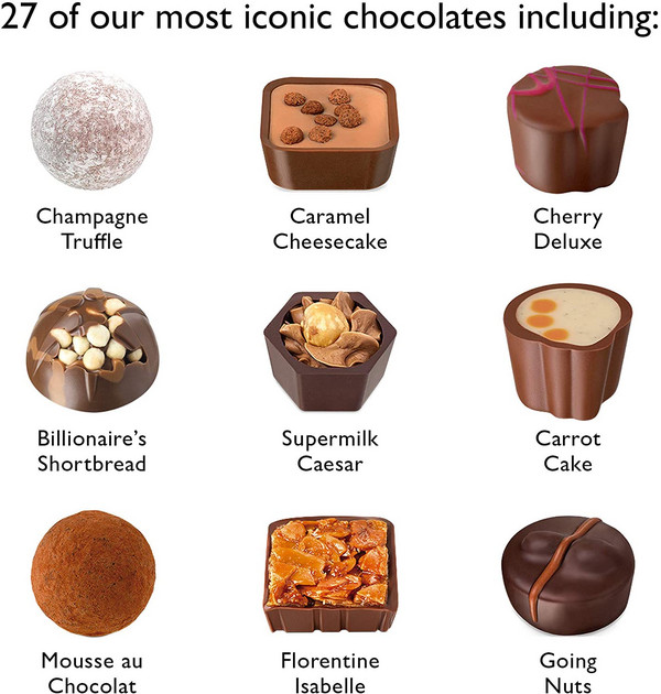 英国高端巧克力品牌，Hotel Chocolat 法式夹心巧克力礼盒 350g194.07元