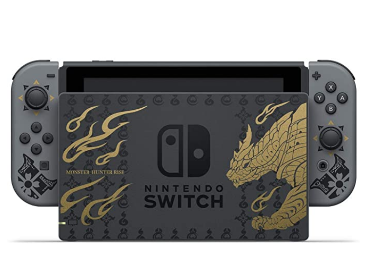 Nintendo 任天堂 日版Switch游戏主机 续航增强版 怪物猎人崛起限定版（游戏无中文）3059元包税包邮