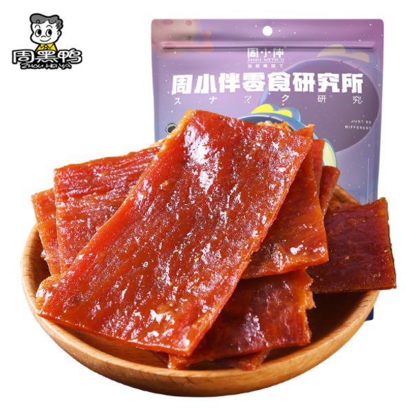 周黑鸭 周小伴 手撕猪肉脯 100g*2件15.9元包邮（双重优惠）