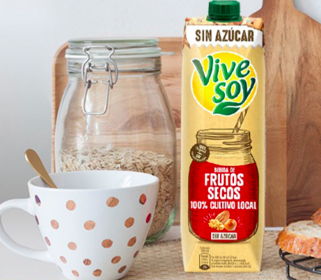 西班牙进口，帕斯卡旗下 Vivesoy 无糖植物奶 1L*2件19.99元包邮（拍2件）