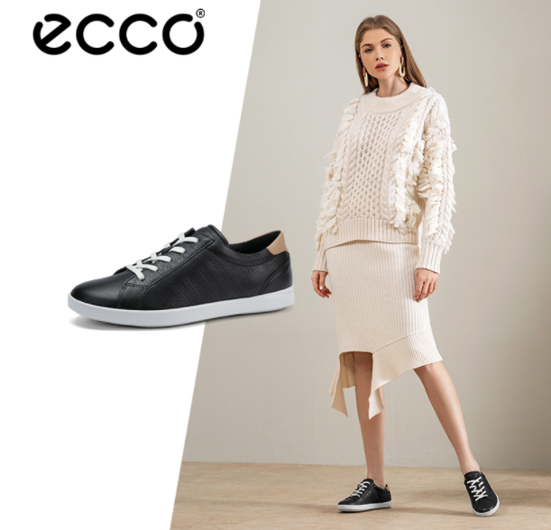 ECCO 爱步 Leisure惬意系列 女士牛皮系带休闲鞋205033413.12元（天猫旗舰店1399元）