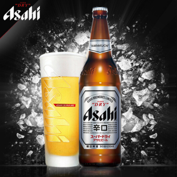 Asahi 朝日 超爽啤酒玻璃瓶装 630ml*12瓶*2件114.64元包邮（返10元猫超卡后）