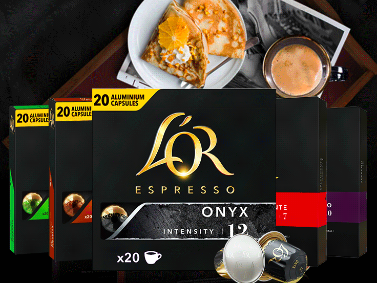 L'OR Nespresso 浓缩咖啡胶囊 20粒*2盒84元包邮（双重优惠）