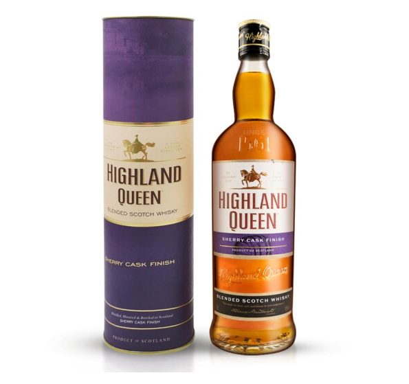 HIGHLAND QUEEN 高地女王 雪莉桶苏格兰威士忌 700ml*2件157元包邮（折78.5元/瓶）