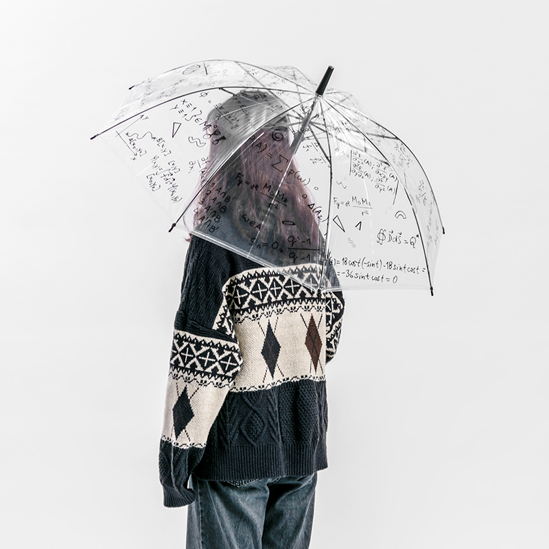 限湖南，MINISO 名创优品 EVA系列 涂鸦长柄雨伞9.9元包邮（需领券）