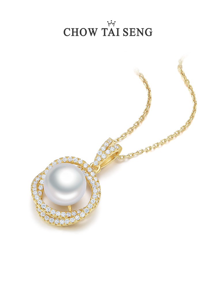 Chow Tai Seng 周大生 埃及遗珠系列 S925银珍珠项链179元包邮（双重优惠）