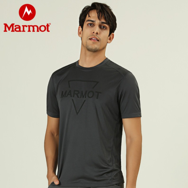 Marmot 土拨鼠 男士棉感速干短袖T恤 多款新低94元包邮（需领券）