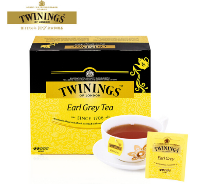 Twinings 川宁 豪门伯爵红茶 2g*25袋*3件57.75元（合19.25元/件）