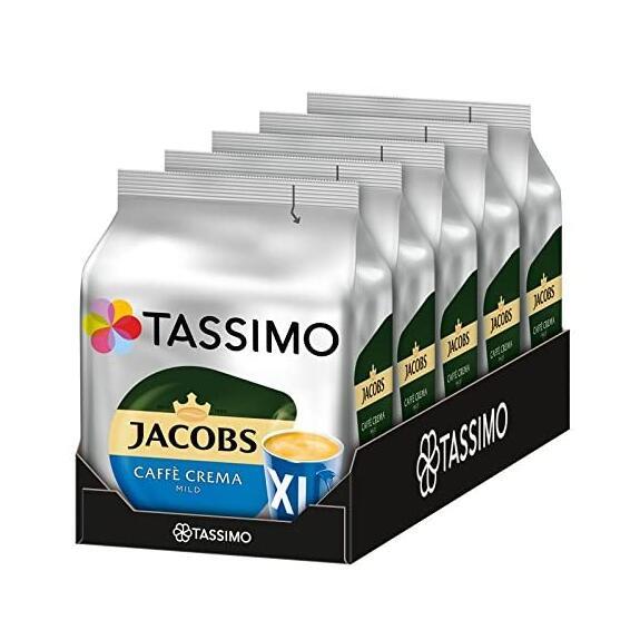 Tassimo Jacobs 经典拿铁胶囊咖啡 16个*5袋（80杯）164.73元