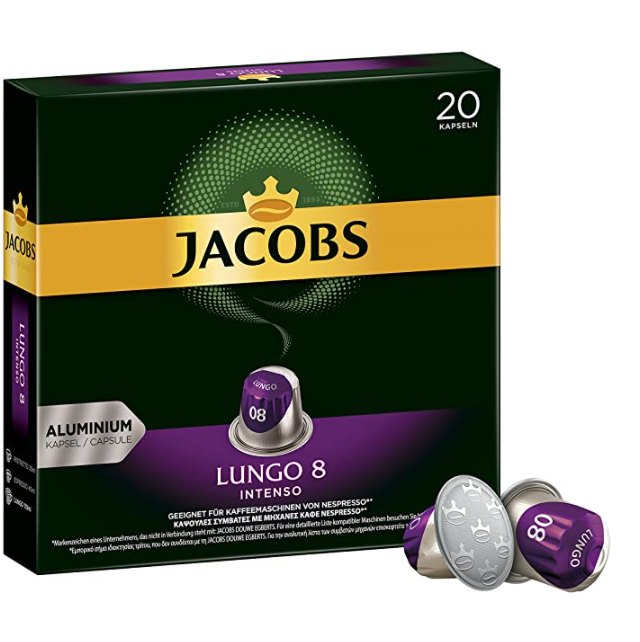 销量第一！Jacobs 雅各布斯 铝制咖啡胶囊 多口味 20颗*10盒（共200杯）305.72元（1.67元/颗）