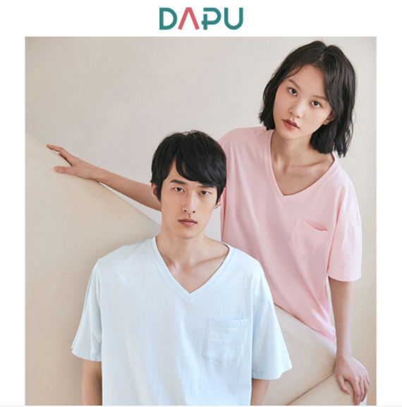 DAPU 大朴 2021年夏季新品 男女式凉感睡衣家居服套装96.1元包邮（双重优惠）