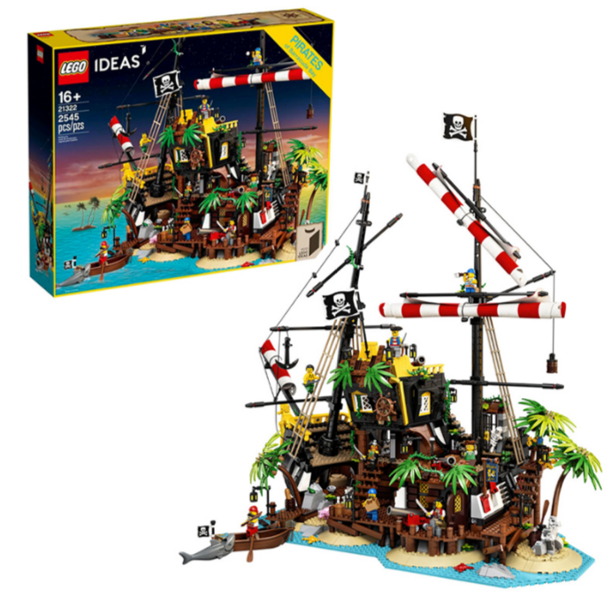 LEGO 乐高 Ideas 21322 梭鱼湾海盗沉船1000.67元
