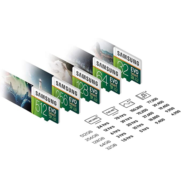 SAMSUNG 三星 EVO Select 亚马逊定制版 microSD存储卡 512GB新低367.63元