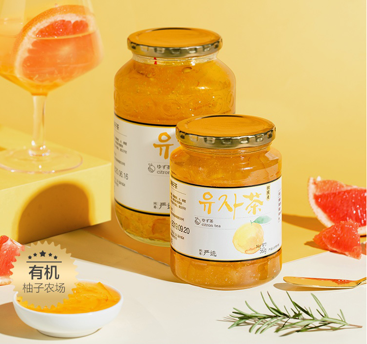 网易严选 韩国进口蜂蜜柚子茶 560g罐装新低23.9元包邮（需领券）