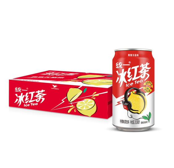 统一 柠檬冰红茶罐装 310ML*24罐*4件105.8元（合26.45元/件）