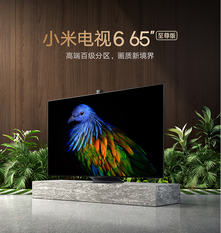 MI 小米 电视6 L65M7-Z1 至尊版平板电视 65英寸7999元包邮（100元定金）