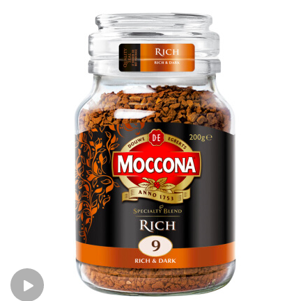 Moccona 摩可纳 9号 特浓冻干速溶咖啡 200g*2件102元包邮（2件5折）