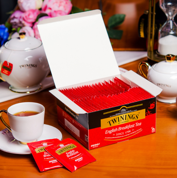 波兰进口 Twinings 川宁 英国早餐红茶 2g*50片36.9元包邮（返8元猫超卡后）
