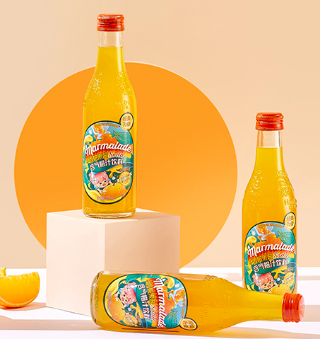 汉口二厂 含气果汁饮料 橙汁 275ml*5瓶19.2元包邮（需领券）