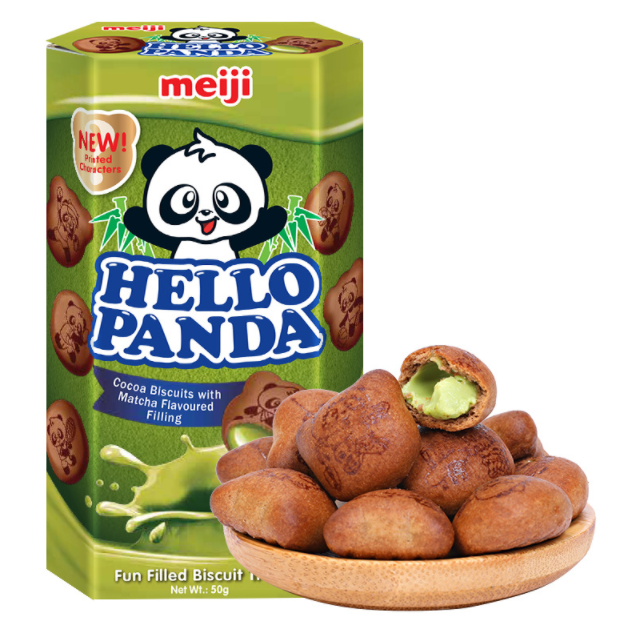 新加坡进口，meiji 明治 小熊饼干 50g *2盒14.8元包邮（需领券）