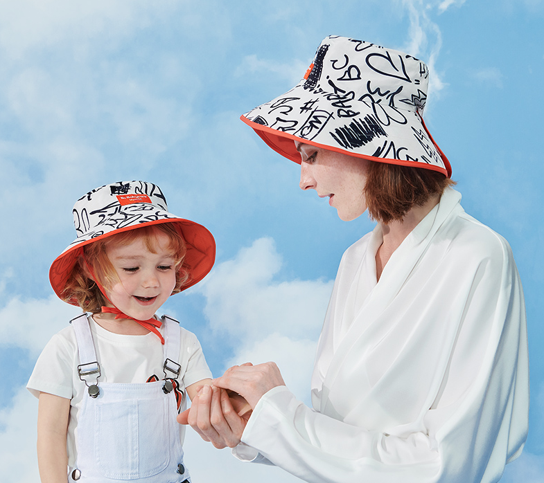 A类标准，babycare 儿童/成人亲子UPF50+防紫外线渔夫帽39元包邮（双重优惠）