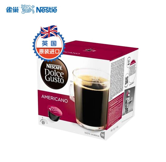 Plus会员，Nescafé 雀巢 Dolce Gusto 多趣酷思 美式经典原味胶囊咖啡 16颗 *6件137元包邮包税（1.43元/颗）