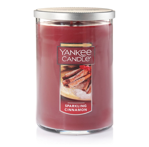 Yankee Candle 扬基蜡烛 双芯瓶装香薰无烟蜡烛（闪耀肉桂）623g新低89.64元（天猫旗舰店258元）