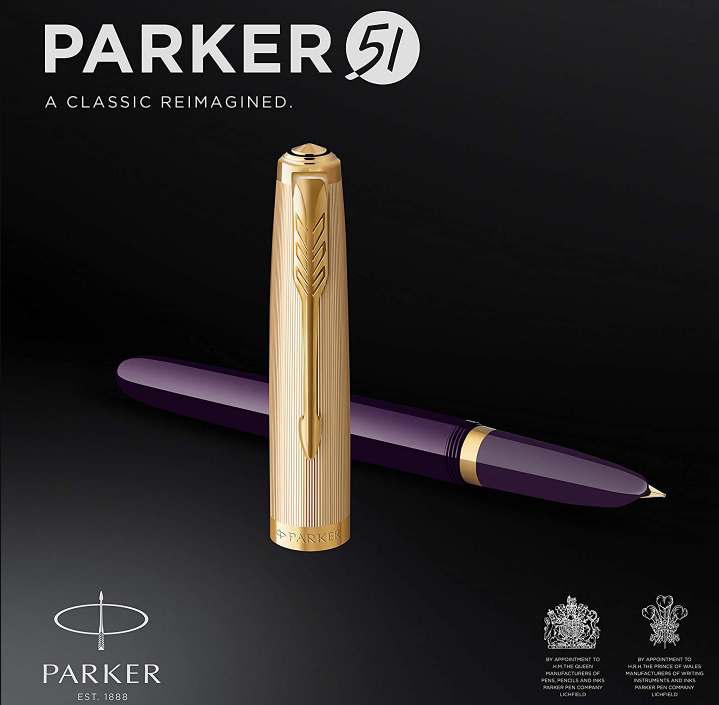 Parker 派克 51复刻版 GT豪华款18K金暗尖钢笔新低820.19元（天猫旗舰店折后2350元）