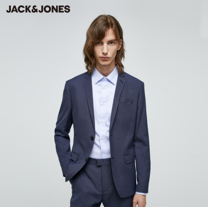 Jack Jones 杰克琼斯 219372501 男士商务西装229.5元包邮（需领券）