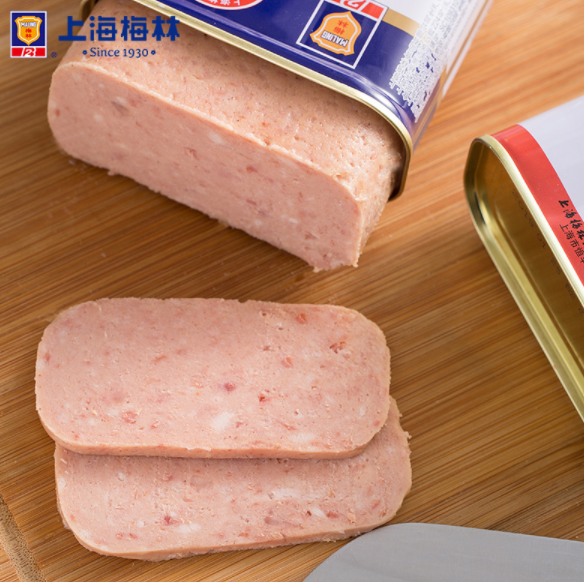 上海梅林 经典午餐肉罐头 340g*3盒46元包邮（需领券）