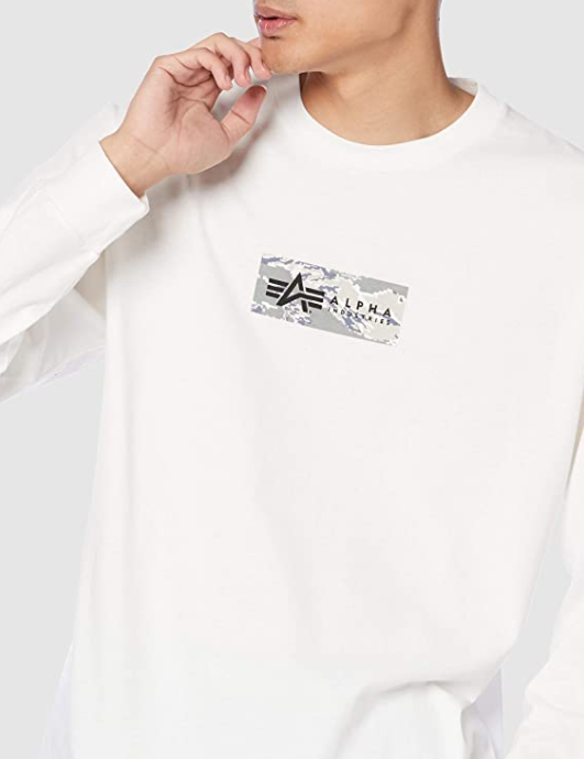 Alpha Industries 阿尔法 男士纯棉长袖T恤117.2元