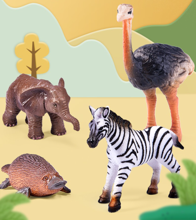 国家地理正版，WENNO 野生仿真动物玩具10件装 多款新低39元包邮（需用券）