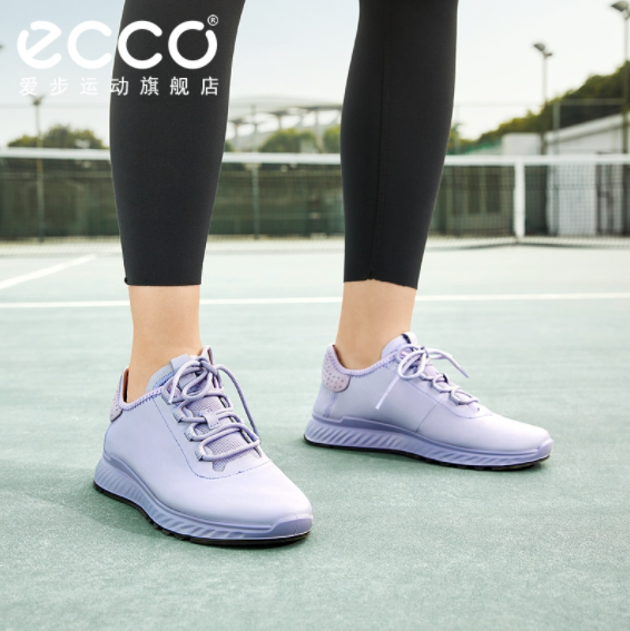 2021年新款，ECCO 爱步 ST.1 适动系列 女士减震透气小白鞋跑步鞋 837833590.39元（天猫折后1719元）