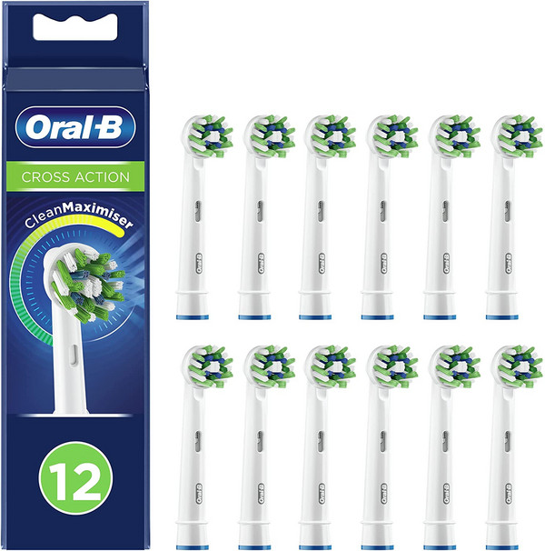 Oral-B 欧乐B CrossAction 多角度清洁型刷头*12支新低184.25元