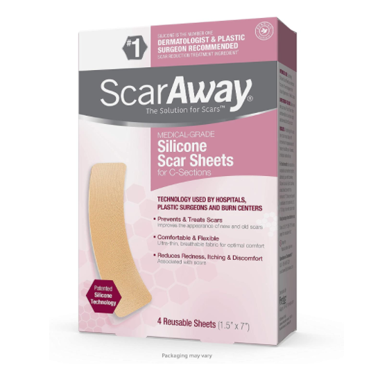 ScarAway 舒可微 医用级硅胶疤痕修复贴 3.8×17.5cm*4片128.38元