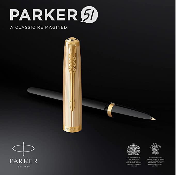 Parker 派克 51复刻版 GT豪华款18K金暗尖钢笔 F尖新低705.28元（天猫旗舰店折后2380元）
