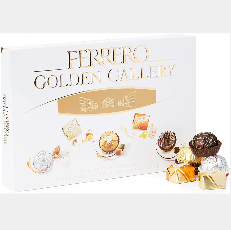 Ferrero 费列罗 黄金廊桥什锦巧克力礼盒 22颗/206g100.36元