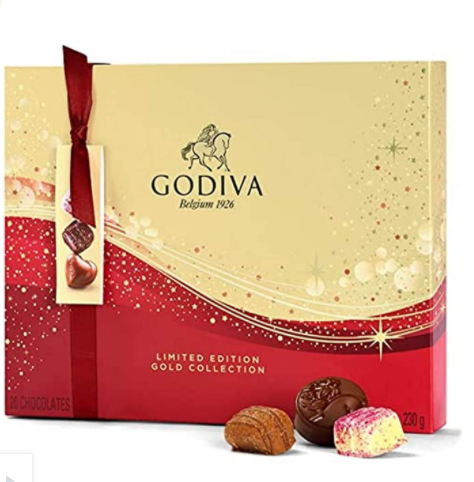 Godiva 歌帝梵 金色圣诞巧克力礼盒 500g新低338.76元