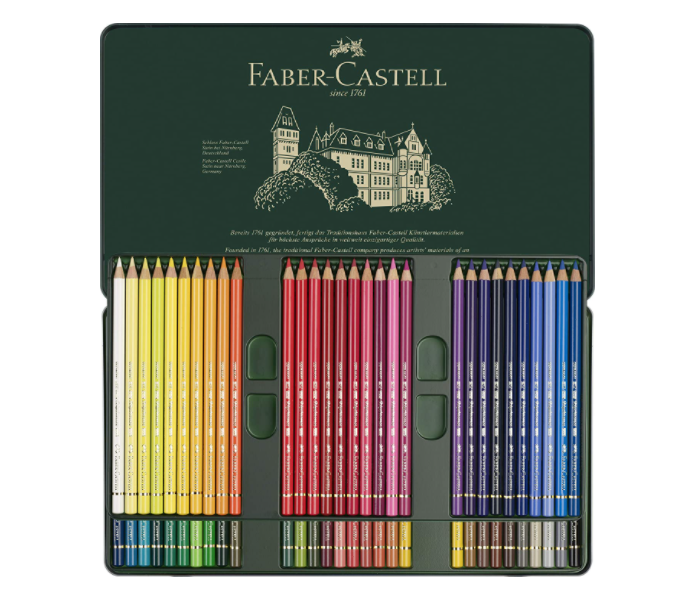 Faber-Castell 辉柏嘉 艺术家级60色油性彩色铅笔 绿铁盒装433.38元