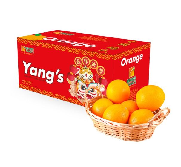 YANG’S  杨氏 精品赣南脐橙 铂金果（150g单果）3kg*4件99.9元包邮（24.75元/件）
