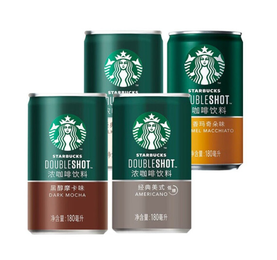 Starbucks 星巴克 星倍醇浓咖啡 180ml*12罐73.9元包邮（双重优惠）