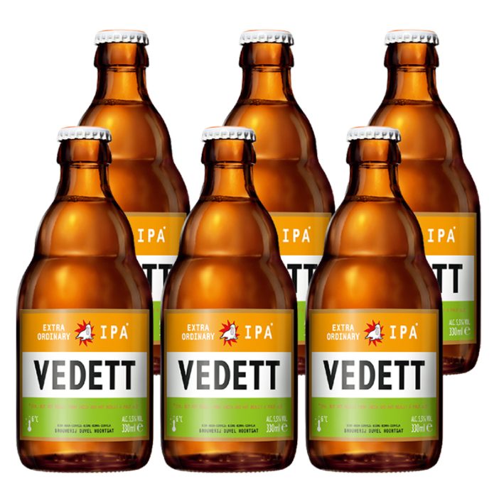 比利时进口，VEDETT 海象 IPA精酿啤酒 330ml*6瓶39元包邮（需领券）