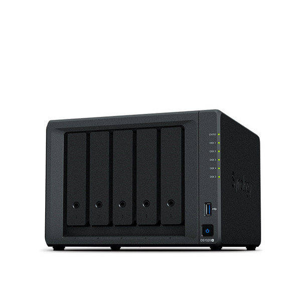 Synology 群晖 DS1520+ 5盘位 NAS网络存储服务器 8G标配4225.35元