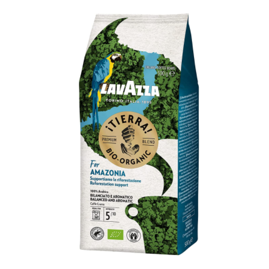 雨林联盟认证，LAVAZZA 拉瓦萨 Tierra!大地系列 中度烘焙有机咖啡豆 500g78.8元