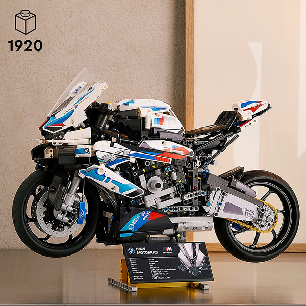 LEGO 乐高 机械组系列 42130 宝马摩托车 BMW M1000RR 1920颗粒新低960元包邮（5人团）