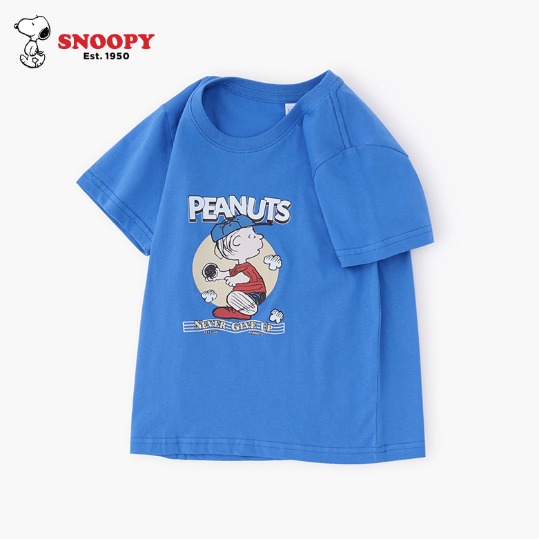 Snoopy 史努比 2022夏新款 儿童夏季纯棉短袖T恤（100~150码）多色23.9元包邮（需领券）