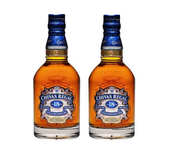 Chivas 芝华士 18年苏格兰威士忌 500ml*2瓶460元包邮
